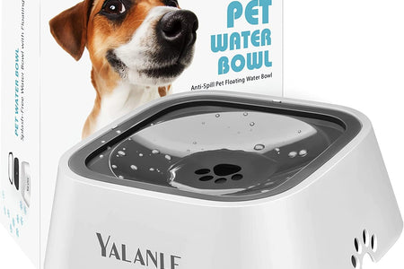 Dog Water Bowl No-Spill Pet Water Bowl Slow Water Feeder Dog Bowl No-Slip Pet Water Dispenser Vehicle Carried Dog Water Bowl for Dogs/Cats/Pets