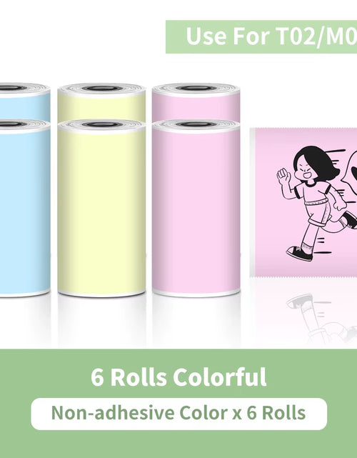 Load image into Gallery viewer, T02 Portable Printer Phomemo Mini Sticker Printer Self-Adhesive Labels Inkless Sticker Printer for Journal, Notes, Photo, DIY
