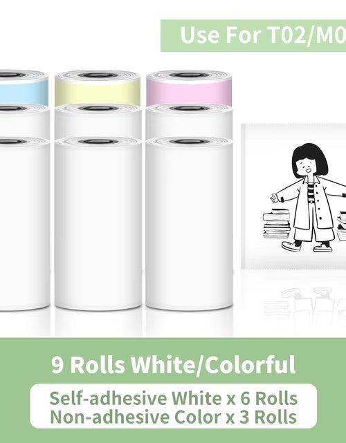 Load image into Gallery viewer, T02 Portable Printer Phomemo Mini Sticker Printer Self-Adhesive Labels Inkless Sticker Printer for Journal, Notes, Photo, DIY
