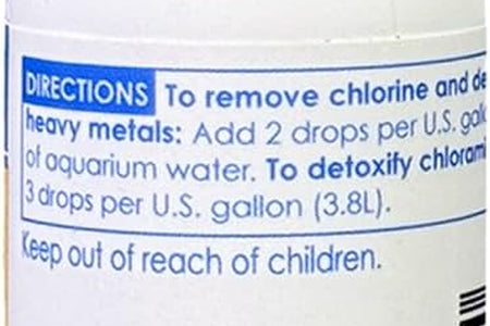 TAP WATER CONDITIONER Aquarium Water Conditioner 1-Ounce Bottle