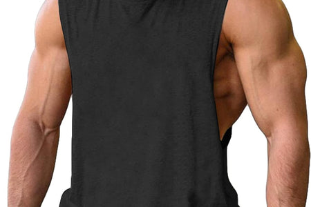 Men Workout Tank Top 2 Pack Gym Bodybuilding Sleeveless Muscle T Shirts