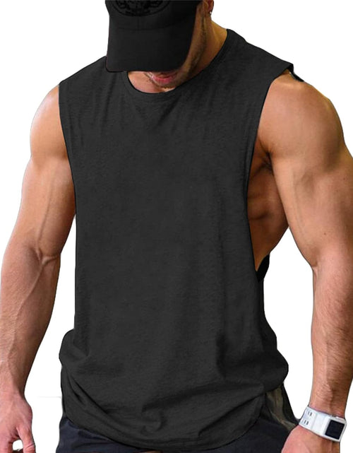 Load image into Gallery viewer, Men Workout Tank Top 2 Pack Gym Bodybuilding Sleeveless Muscle T Shirts

