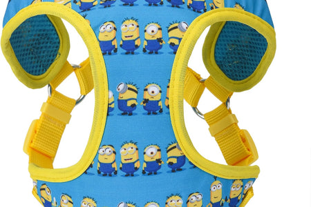 Dog Harness, Small, Blue  in a Row | Comfortable Mesh No-Pull Dog Harness| Gifts for  Fans and Their Pets | Officially Licensed Pet Product from Universal Studios