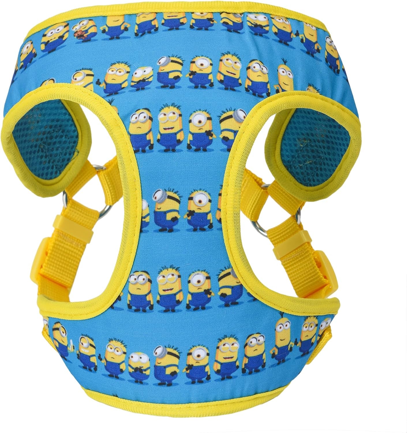 Dog Harness, Small, Blue  in a Row | Comfortable Mesh No-Pull Dog Harness| Gifts for  Fans and Their Pets | Officially Licensed Pet Product from Universal Studios