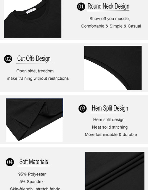 Load image into Gallery viewer, Men Workout Tank Top 2 Pack Gym Bodybuilding Sleeveless Muscle T Shirts
