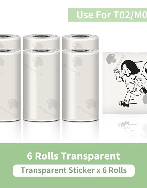 Load image into Gallery viewer, T02 Portable Printer Phomemo Mini Sticker Printer Self-Adhesive Labels Inkless Sticker Printer for Journal, Notes, Photo, DIY
