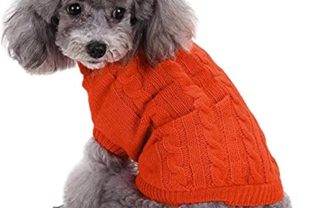 Small Dog Sweaters Knitted Pet Cat Sweater Warm Dog Sweatshirt Dog Winter Clothes Kitten Puppy Sweater