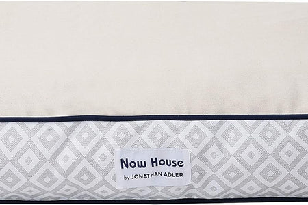 Now House for Pets by  Grey Diamond Cushion Dog Bed, Medium Medium Dog Bed Washable Dog Bed for Medium Dogs by Now House by  (FF16059)