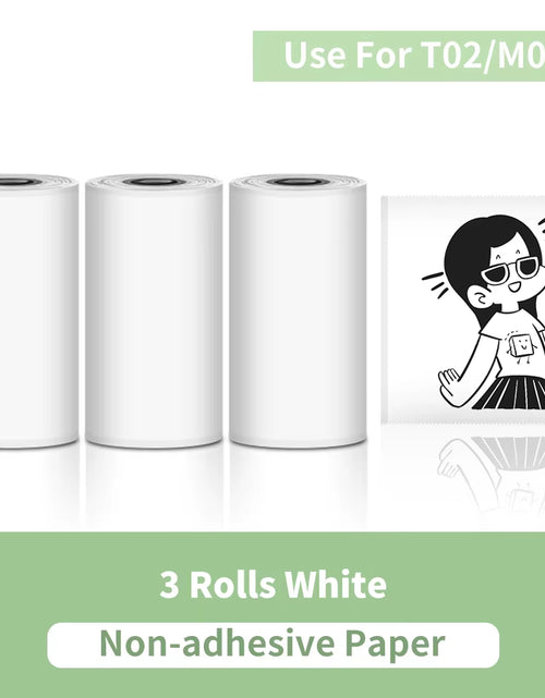 Load image into Gallery viewer, T02 Portable Printer Phomemo Mini Sticker Printer Self-Adhesive Labels Inkless Sticker Printer for Journal, Notes, Photo, DIY
