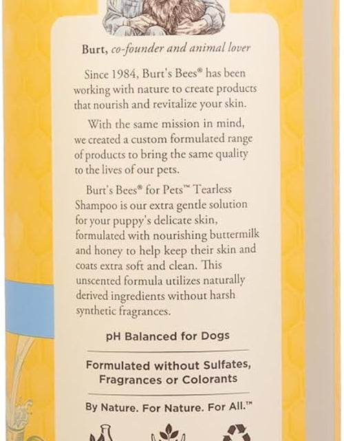 Load image into Gallery viewer, Tearless Puppy Shampoo with Buttermilk, 32Oz | Puppy &amp; Dog Shampoo | Cruelty Free, Paraben &amp; Sulfate Free Shampoo, Natural Shampoo for Dogs, Dog Wash, Dog Soap, Pet Shampoo
