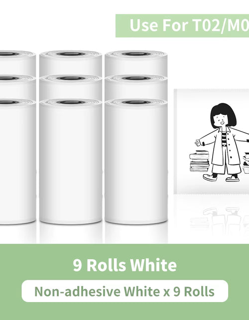 Load image into Gallery viewer, T02 Portable Printer Phomemo Mini Sticker Printer Self-Adhesive Labels Inkless Sticker Printer for Journal, Notes, Photo, DIY
