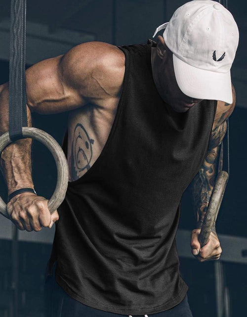 Load image into Gallery viewer, Men Workout Tank Top 2 Pack Gym Bodybuilding Sleeveless Muscle T Shirts

