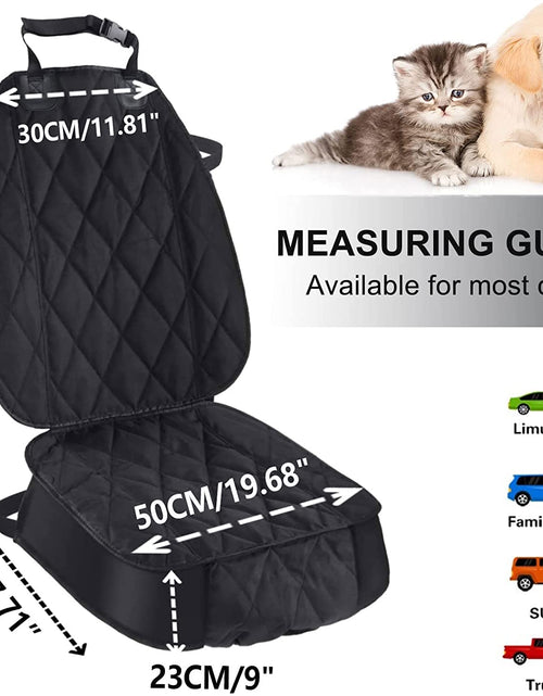 Load image into Gallery viewer, Dog Seat Cover Cars Trucks Suvs, Thick 600D Heavy Duty Pets Car Seat Cover, Waterproof &amp; Wear-Resistant Durable Nonslip Backing &amp; Hammock Convertible - 2 Pack
