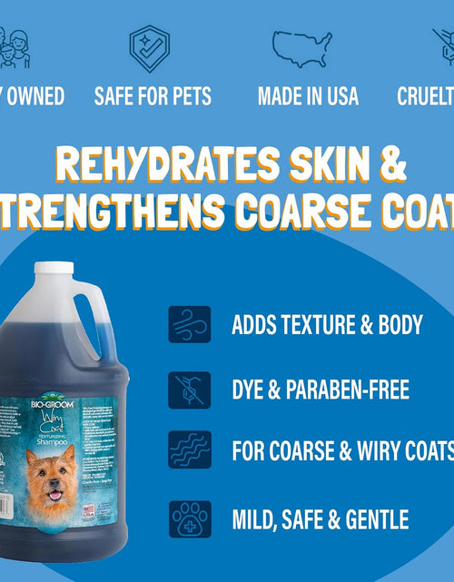 Load image into Gallery viewer, Wiry Coat Dog Shampoo – Tearless, Dog Bathing Supplies, Puppy Wash, Cat &amp; Dog Grooming Supplies, Cruelty-Free, Made in USA, Texturizing Shampoo, Dog Products – 12 Fl Oz 1-Pack

