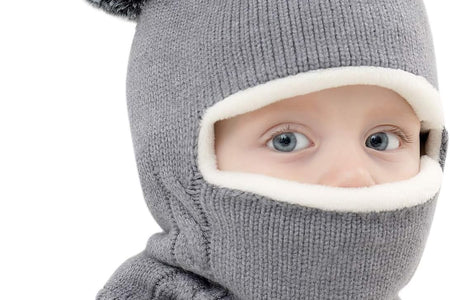 Baby Winter Hat Scarf Set, Unisex Infant Toddler Kids Hat Scarf