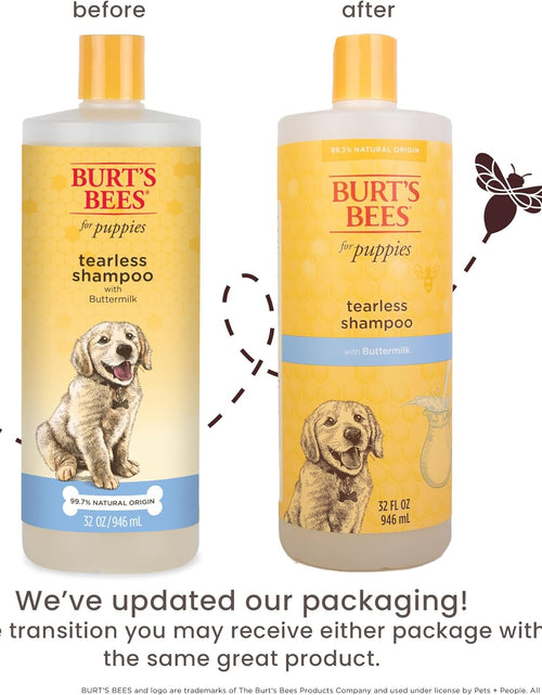 Load image into Gallery viewer, Tearless Puppy Shampoo with Buttermilk, 32Oz | Puppy &amp; Dog Shampoo | Cruelty Free, Paraben &amp; Sulfate Free Shampoo, Natural Shampoo for Dogs, Dog Wash, Dog Soap, Pet Shampoo
