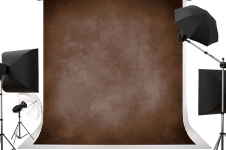 5X7Ft Portrait Brown Backdrops Photography Vintage Brown Backgrounds for Professional Photography Studio