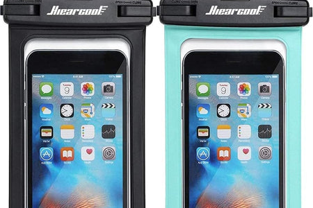 Waterproof Phone Pouch, Waterproof Phone Case for Iphone 15 14 13 12 Pro Max XS Samsung, IPX8 Cellphone Dry Bag Beach Essentials 2Pack-8.3"