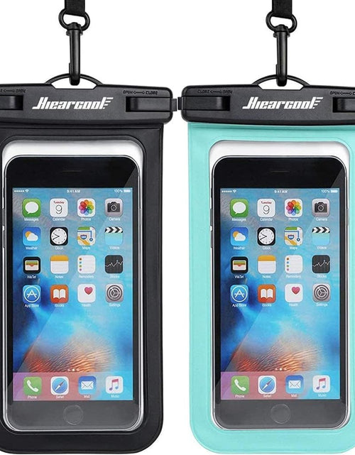 Load image into Gallery viewer, Waterproof Phone Pouch, Waterproof Phone Case for Iphone 15 14 13 12 Pro Max XS Samsung, IPX8 Cellphone Dry Bag Beach Essentials 2Pack-8.3"
