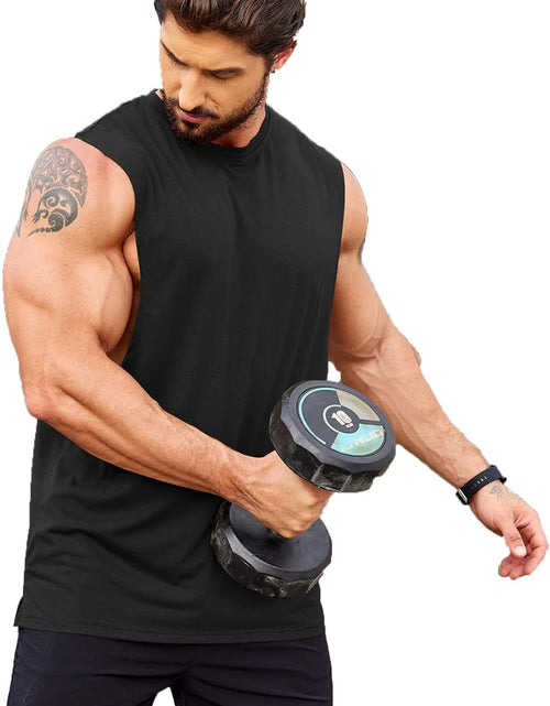 Load image into Gallery viewer, Men Workout Tank Top 2 Pack Gym Bodybuilding Sleeveless Muscle T Shirts
