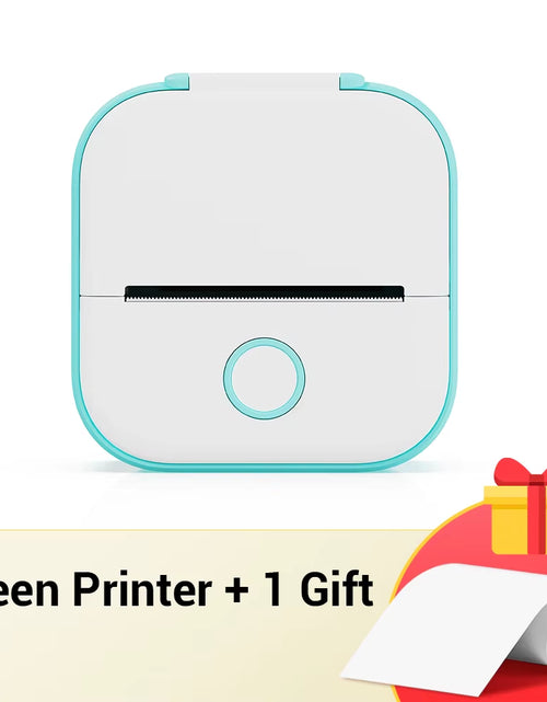Load image into Gallery viewer, T02 Portable Printer Phomemo Mini Sticker Printer Self-Adhesive Labels Inkless Sticker Printer for Journal, Notes, Photo, DIY
