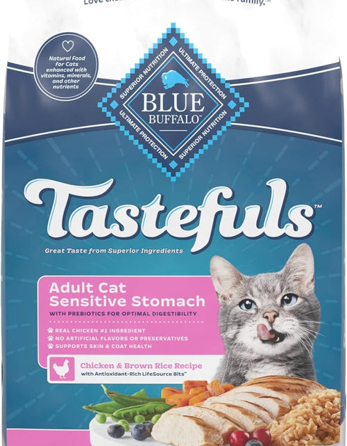 Load image into Gallery viewer, Sensitive Stomach Natural Adult Dry Cat Food, Chicken &amp; Brown Rice
