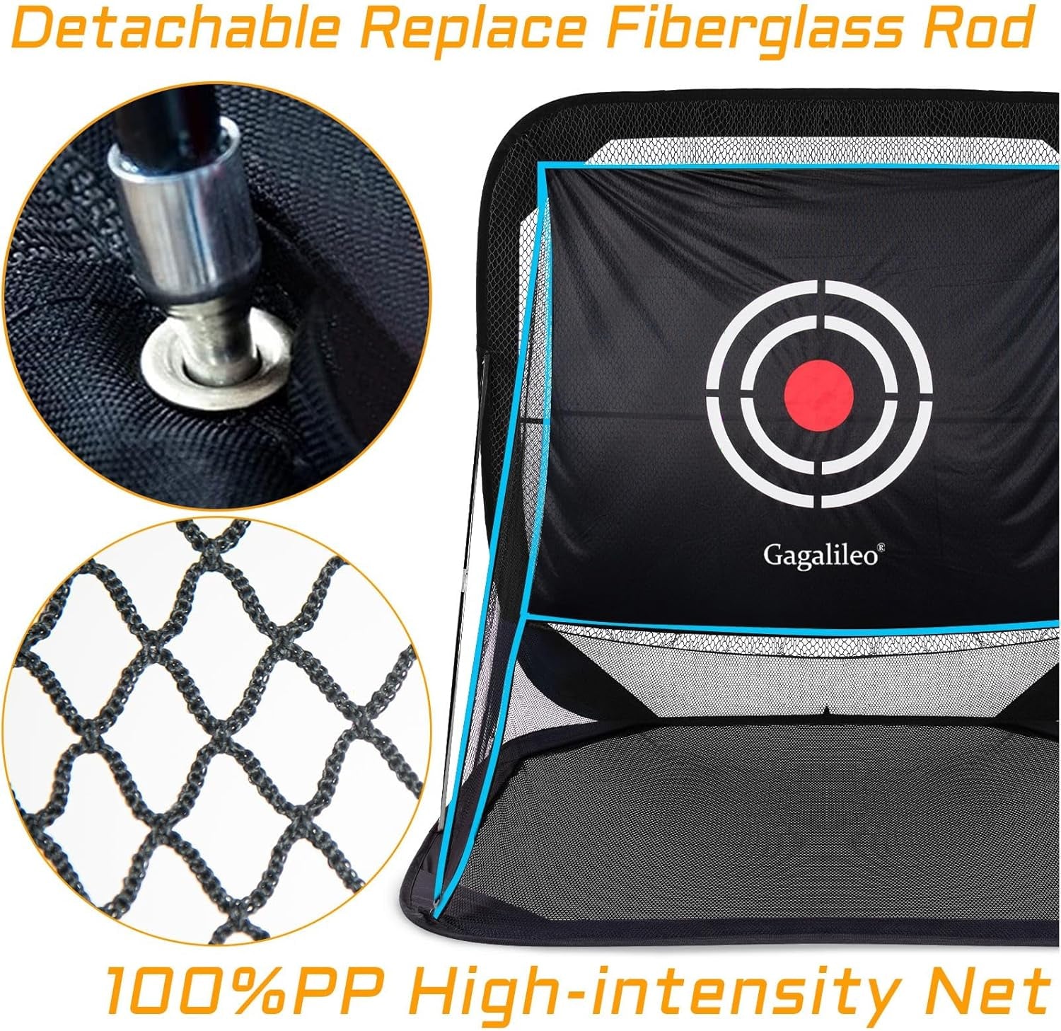 Golf Hitting Net,Golf Training Nets,Golf Net for Indoor,Golf Driving Net,Golf Practice Net,Golf Swing Net with Target Cloth and Carry Bag(Size Optional)