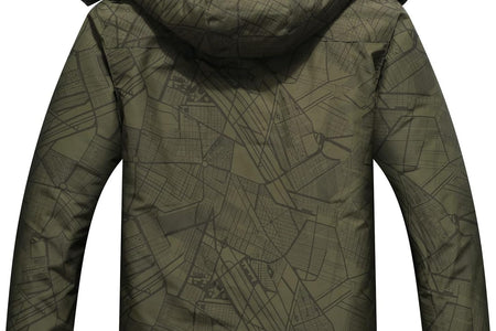 Men'S Waterproof Ski Jacket Snowboarding Windbreaker Warm Winter Hooded Mountain Snow Coat