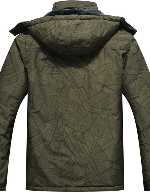 Load image into Gallery viewer, Men'S Waterproof Ski Jacket Snowboarding Windbreaker Warm Winter Hooded Mountain Snow Coat
