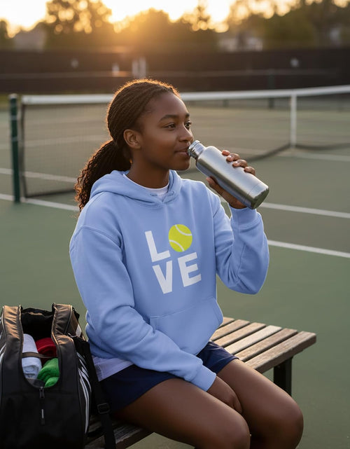 Load image into Gallery viewer, Love Tennis Sweatshirt Gift for Tennis Fan Tennis Player Cool Women Hoodie

