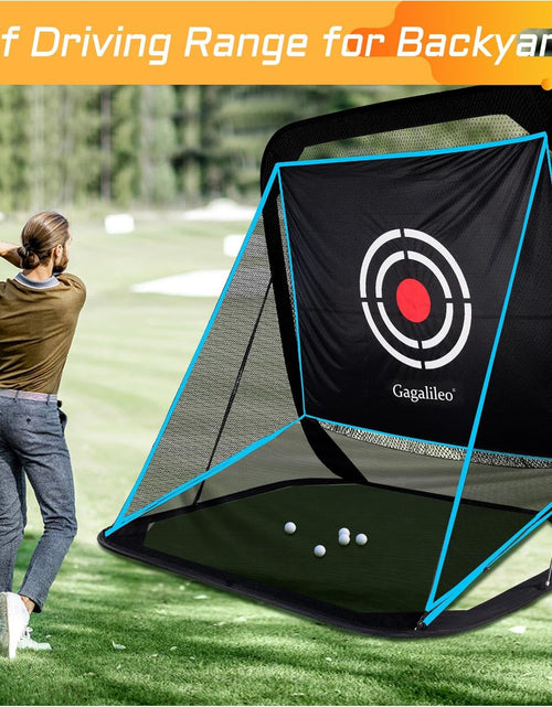 Load image into Gallery viewer, Golf Hitting Net,Golf Training Nets,Golf Net for Indoor,Golf Driving Net,Golf Practice Net,Golf Swing Net with Target Cloth and Carry Bag(Size Optional)
