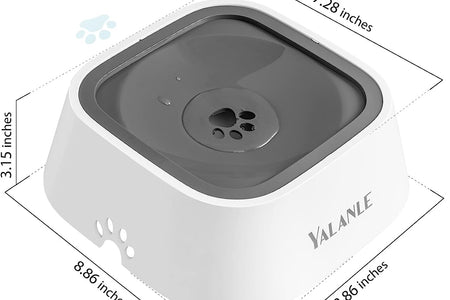 Dog Water Bowl No-Spill Pet Water Bowl Slow Water Feeder Dog Bowl No-Slip Pet Water Dispenser Vehicle Carried Dog Water Bowl for Dogs/Cats/Pets