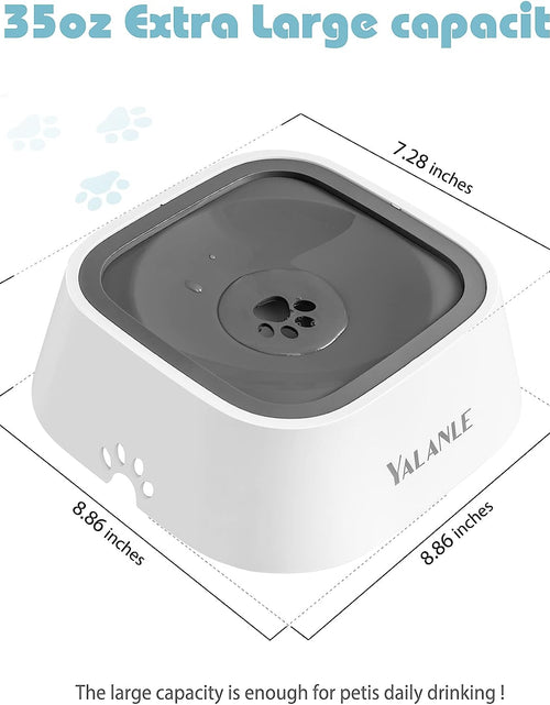Load image into Gallery viewer, Dog Water Bowl No-Spill Pet Water Bowl Slow Water Feeder Dog Bowl No-Slip Pet Water Dispenser Vehicle Carried Dog Water Bowl for Dogs/Cats/Pets
