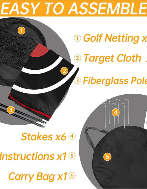 Load image into Gallery viewer, Golf Hitting Net,Golf Training Nets,Golf Net for Indoor,Golf Driving Net,Golf Practice Net,Golf Swing Net with Target Cloth and Carry Bag(Size Optional)
